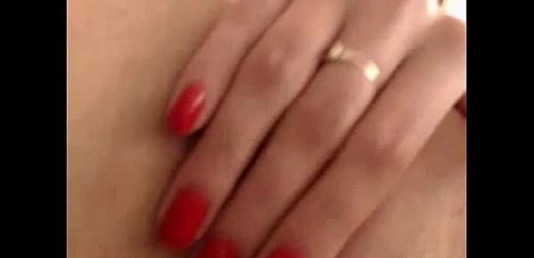  Girl with a perfect body plays on the webcam